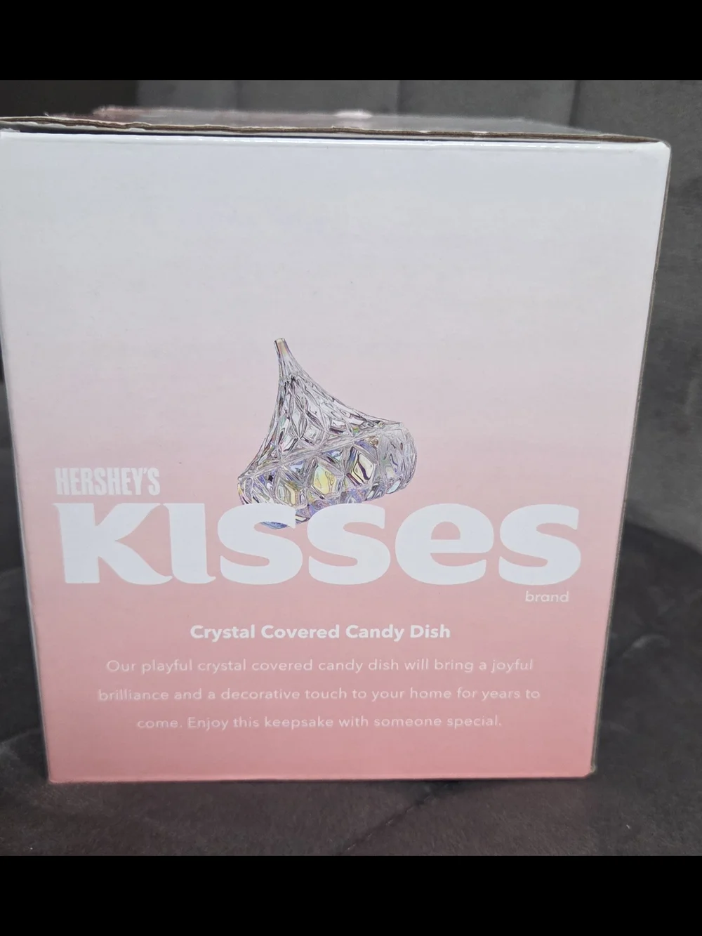 Hershey Kisses Shannon Crystal Covered Candy Dish